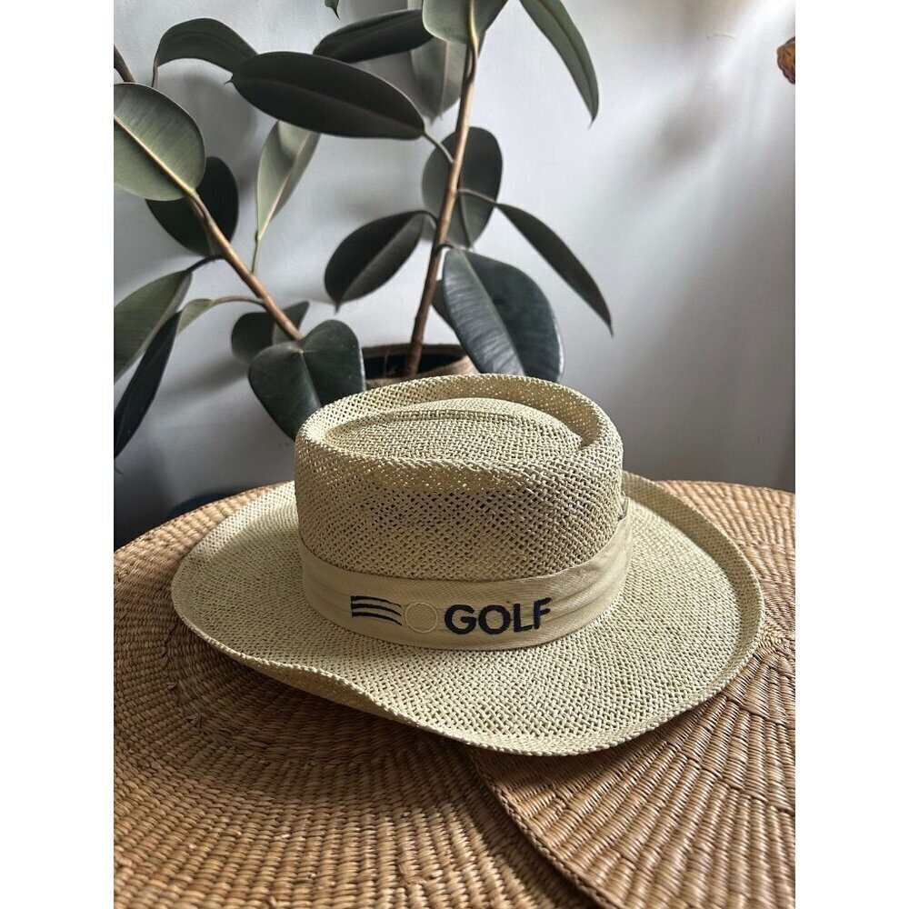 GOLF one size adult paper straw hat